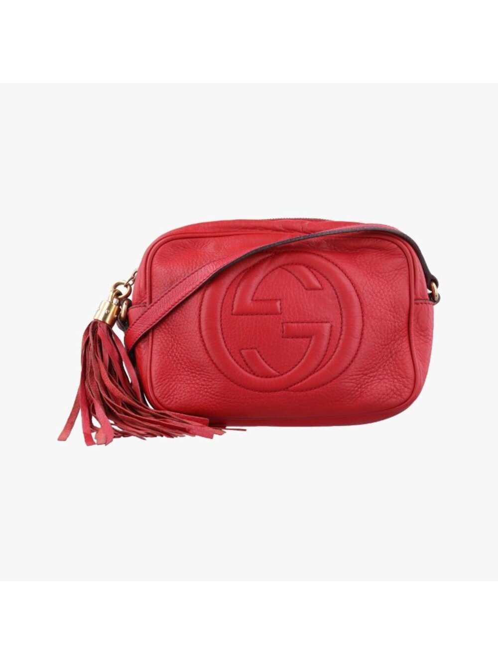 Gucci Soho Red Leather Shoulder